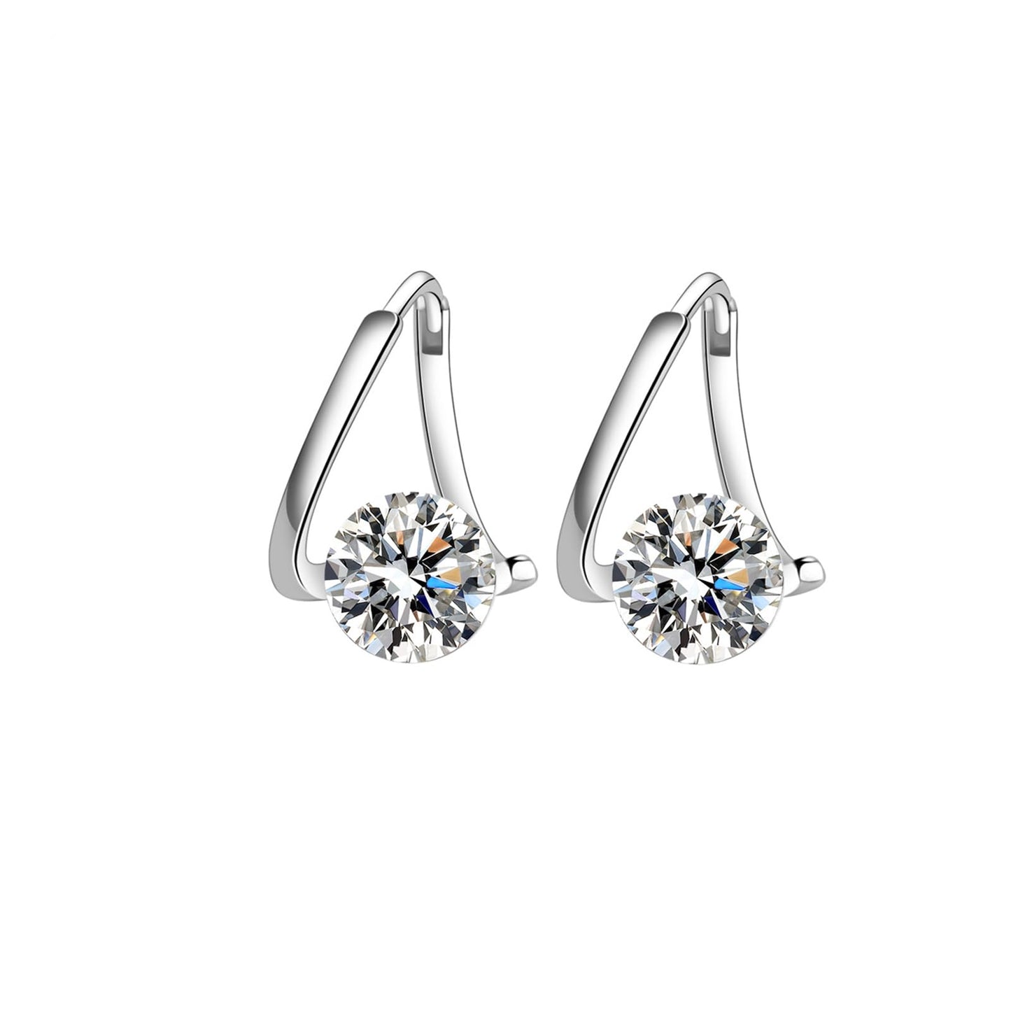 Halolux Lymphvity Germanium Earrings Halolux Lymphatic Germanium Earrings Lymphatic Earrings Lymphatic Drainage Earrings for Women Jewelry (Silver)