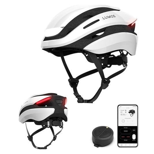 Lumos Ultra Smart Bike Helmet | Customizable Front and Back LED Lights with Turn Signals | Road Bicycle Helmets for Adults: Men, Women (Without MIPS)