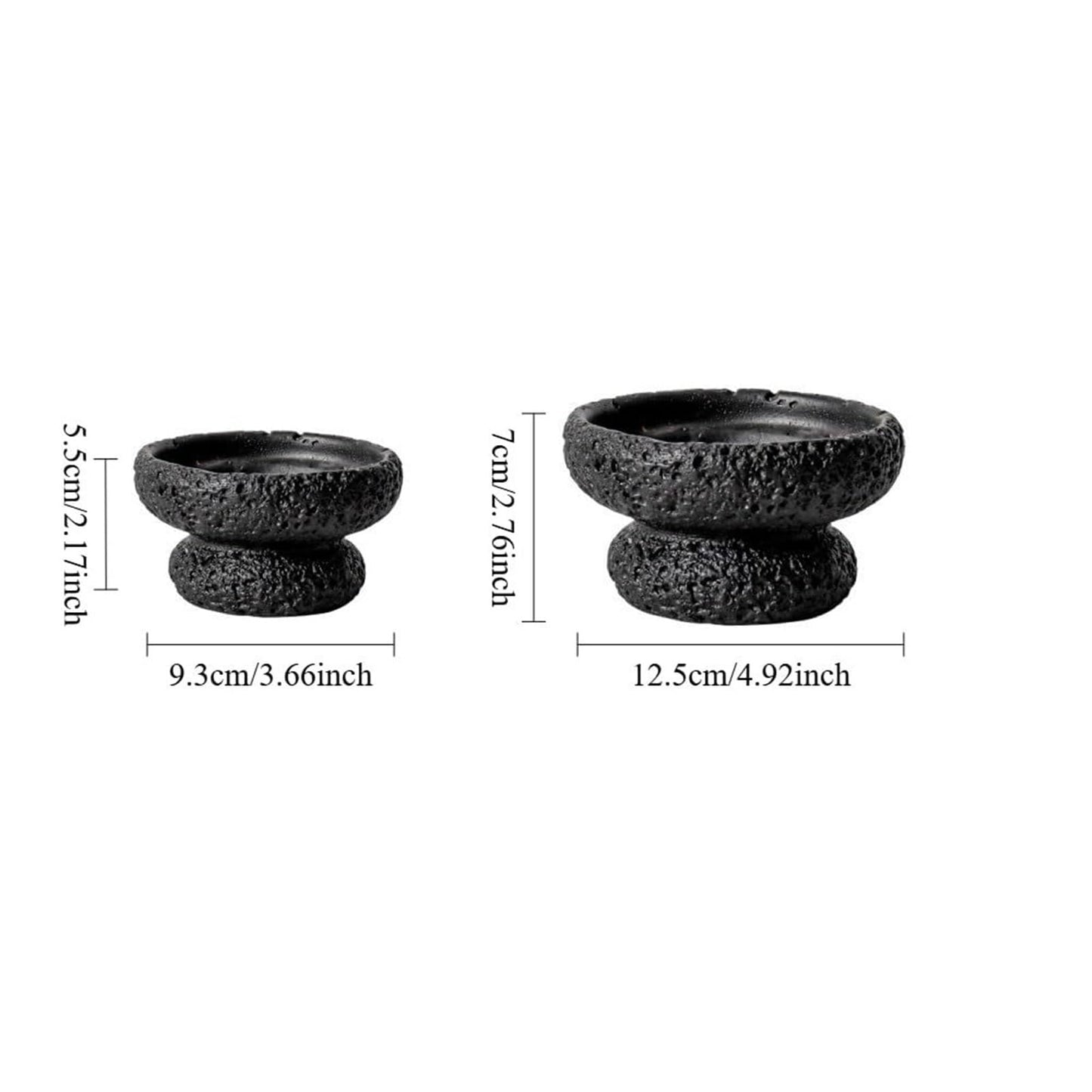 FXLTHIYBO Sleek Cement Creative Meteorite Pattern Flower Pot/Plants Flowers Bonsai Decoration Succulent for Indoor use(Purple,Large)