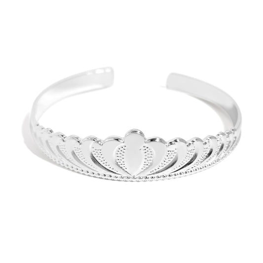 925 Sterling Silver Bracelet Plated Cuff Bangle Bracelet Fashionable Multi-layer Cross Wire Bangle Bracelet Open Adjustable Wide Cuff Bracelet for Teen Girls Fashion Jewelry (silver I)