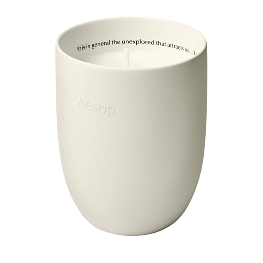 Aesop Aganice Aromatique Candle | Floral, Spicy, Fresh Scented | 55-65 Hour Burn Time | Vegan-Friendly | 10.5 oz