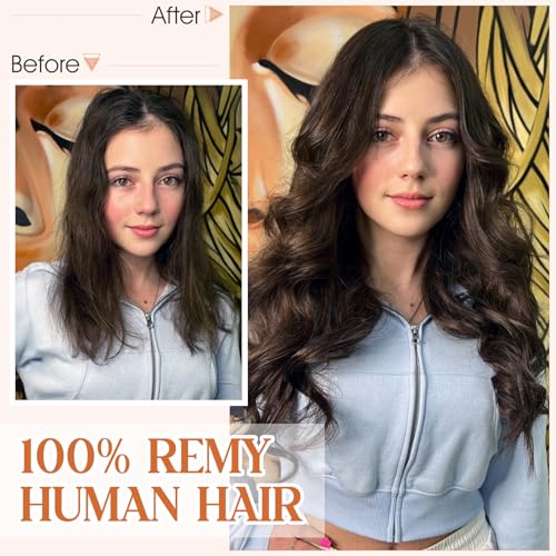 S-noilite Halo Hair Extensions Real Human Hair,Invisible Wire Hair Extensions with Adjustable Fish Line Halo Extensions for Women 16Inch 80G(Wine Red)