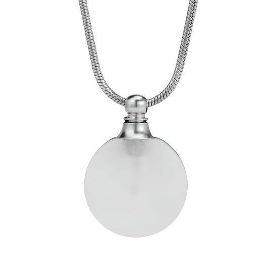 925 Sterling Silver Essential Oil Necklace For Women And Men, 14K Gold Filled Natural Stone Round Perfume Bottle Necklace, Essentials Oil Diffuser Vial Necklace (10 - Essential Oil Necklace)