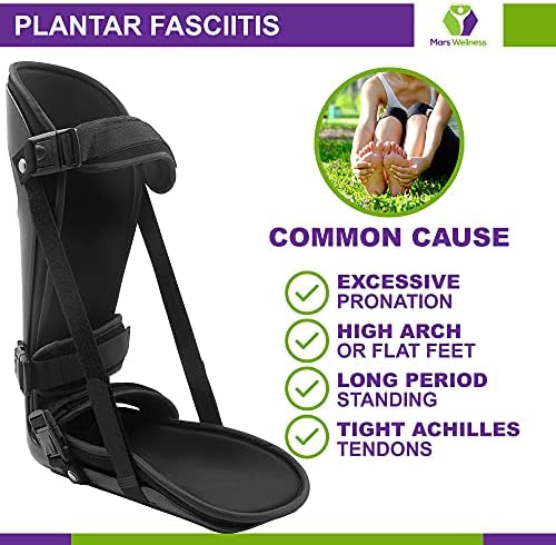 MARS WELLNESS Plantar Fasciitis Posterior Night Splint (X-Small)
