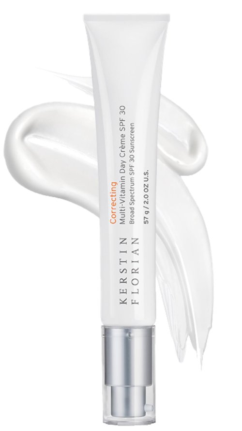 Kerstin Florian Multi Vitamin Day Creme SPF 30 | Daily Facial Moisturizer with Natural Zinc Oxide | Sunscreen with UVA and UVB Protection | Oil Free (2 oz)