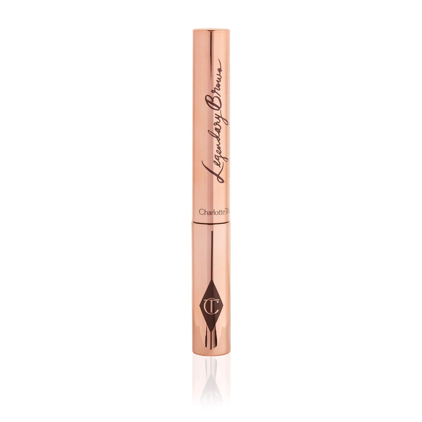 Charlotte Tilbury Legendary Brows Tinted Eyebrow Gel - Micro-Precision Brow Brush Adds Fullness, Texture & Feathered Definition - Water-Resistant Formula - Black Brown