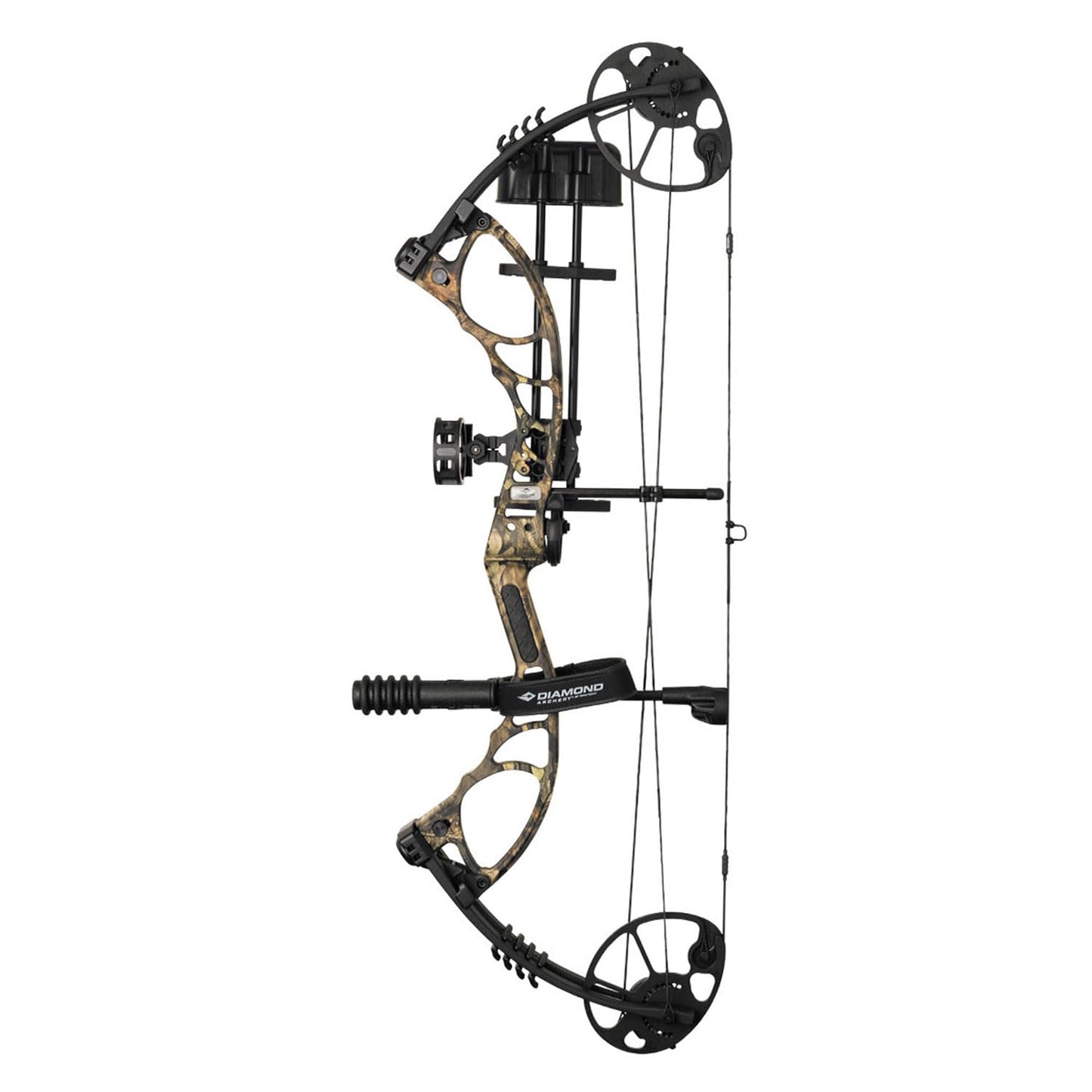 DIAMOND ARCHERY Edge XT Adjustable Accurate Stable Fully Accessorized Versatile Compound Hunting Bow, Breakup Country, Right Hand