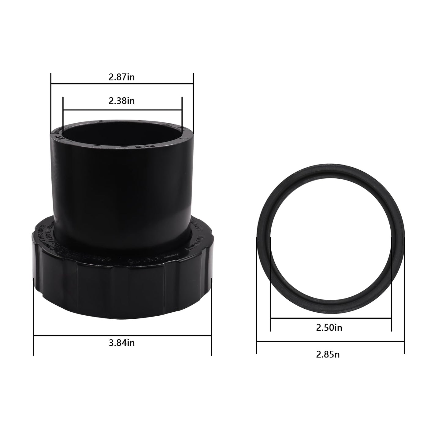 SURPOUF 2 Pack SPX3200UNKIT Compatible with Hayward Union Connector Kit,Hayward Tristar, Northstar, EcoStar Pumps, SwimClear Cartridge Filter Universal H-Series Low Nox Heater