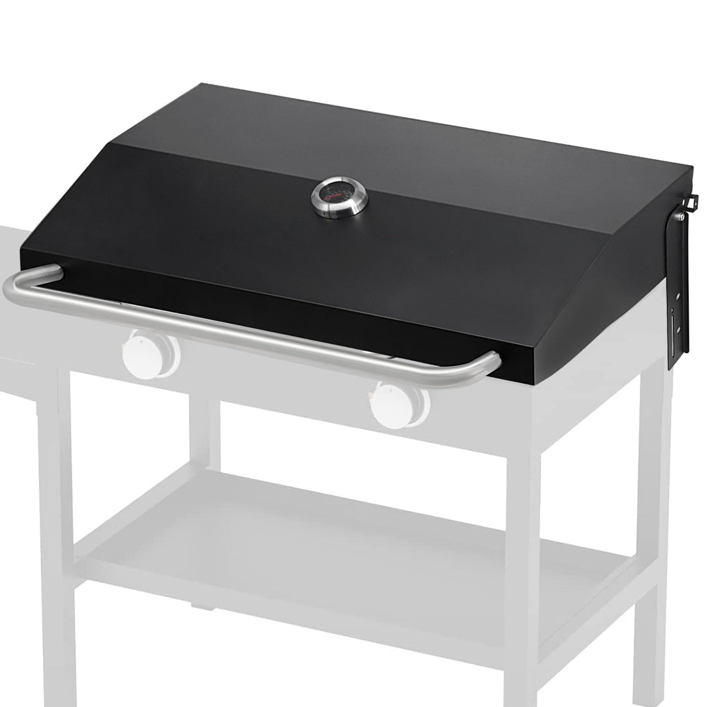 Criditpid Hard Cover Hood for Blackstone 28 inch Griddle Lid with Rear Grease System, Blackstone Hood 28 Inch Hard Top Lid with Handle, Black
