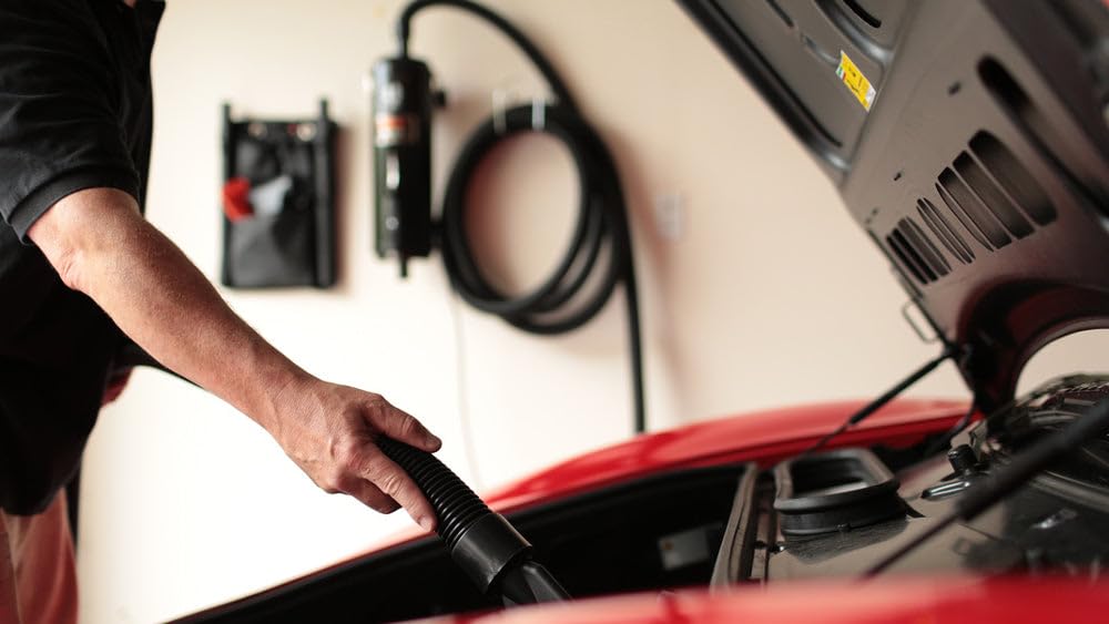 METROVAC Vac N Blo VNB4AFBR - 4.0 Peak HP Car Vacuum & Blower, All-Steel Construction, Versatile Automotive Detailing Tool with Attachments, MagicAir Inflator Included