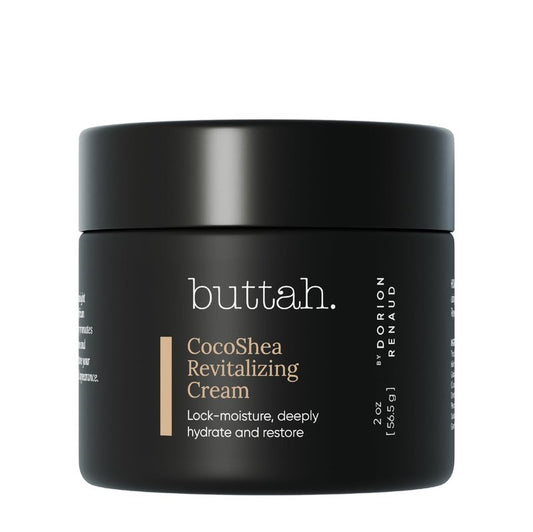 Buttah Skin CocoShea Revitalizing Cream 2oz - Rich Skin Barrier Moisturizer Cream - Best Face Moisturizer for Dry Skin - Moisturizer for Glowy Skin - Black Founded Skincare