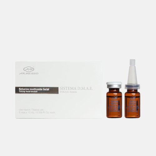 AM Armesso | Anti-Aging DMAE System – Firming & Elasticity Boosting Serum | With 3.4% D.M.A.E. | For Professional Cosmetic Use Only | 5x10mL Vials
