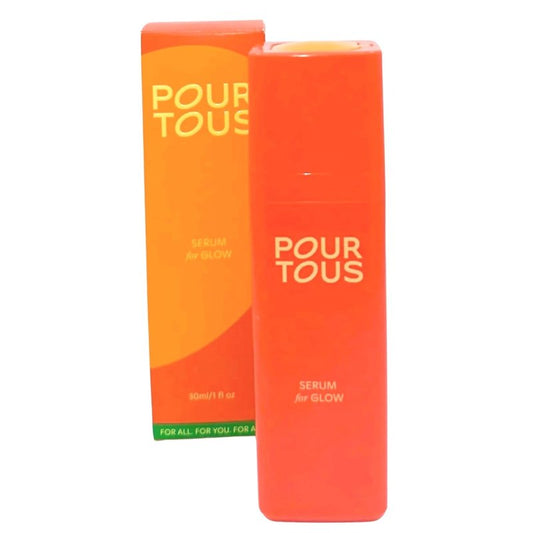 POUR TOUS Base Facial Serum (1 floz) | Lightweight Face Skin Treatment w/Niacinamide & Cucumber | Safe Plant-Based Skincare For Tweens Teen & Young Adult Skin