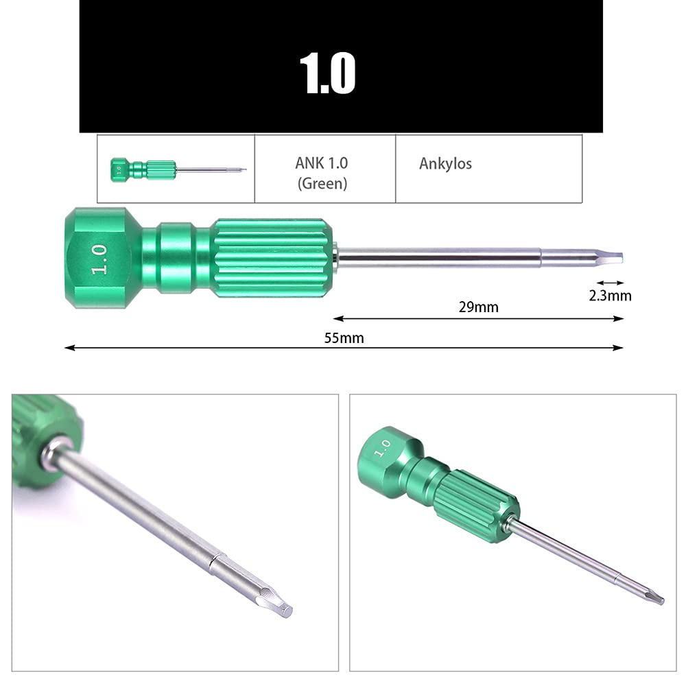6pcs/Kit Implant Micro Screwdriver Oral Implant System Screwdriver Base Universal Tool