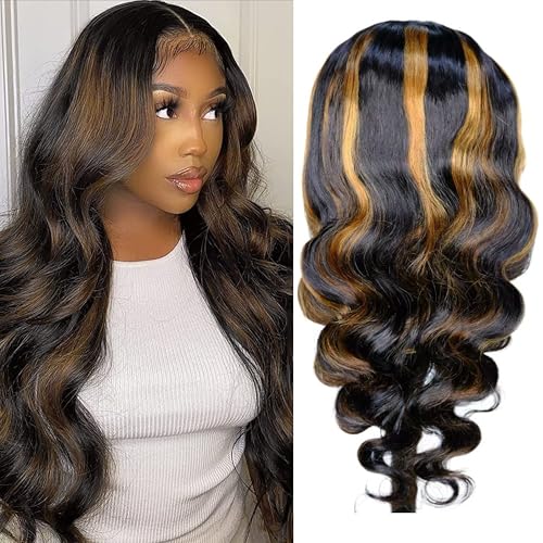 V Part Wig Human Hair Body Wave Upgrade Glueless Wigs Human Hair U part Vpart Human Hair Wig Beginner Friendly Real Hair wigs for Women 180% Density 20inch 1b-30
