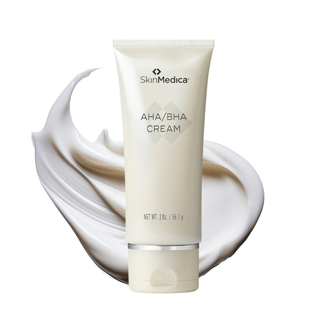 SkinMedica AHA/BHA Cream - Age-Defying Skincare Face Cream for Women That Exfoliates and Improves the Appearance of Skin Tone and Texture for Brighter Skin, 2 Oz