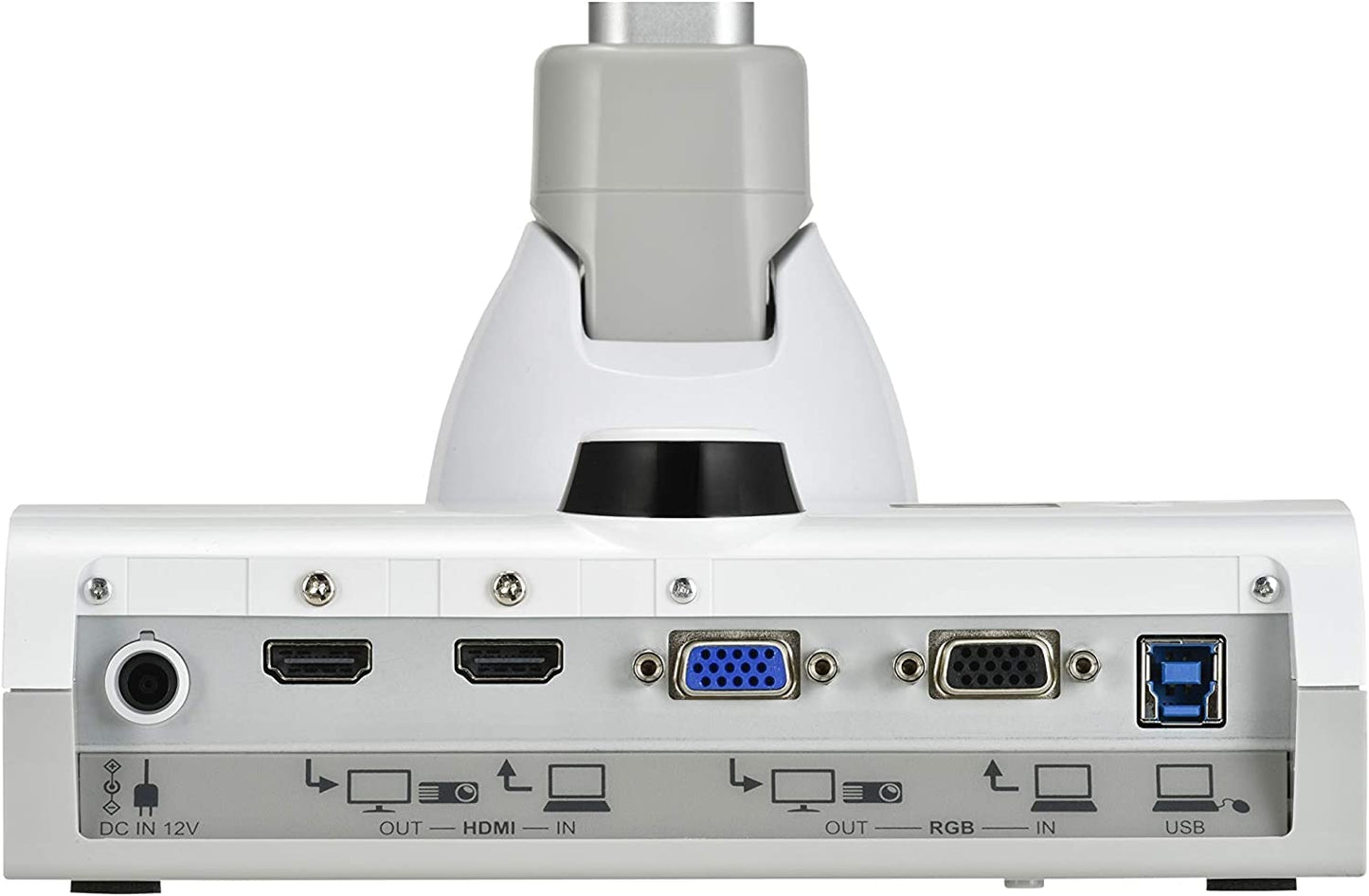 Elmo 1349 Model TT-12ID Interactive Document Camera, 96X Total Optical + Digital Zoom and 3.4MP CMOS Image Sensor, HDMI Input, White (CA-1034099816)