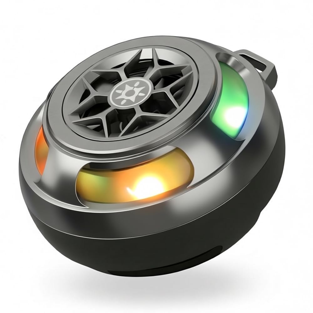 Starphen Speaker with Fidget Spinner , 2026 New Bluetooth 6.0 Fidget Toys for Adults Men, Metal Spinning Speaker with HD Sound, Unique Anxiety Relief Gadgets Gifts for Men