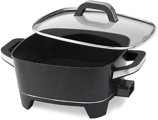 NESCO ES-12, Extra Deep Electric Skillet, Black, 12 inch, 1500 watts