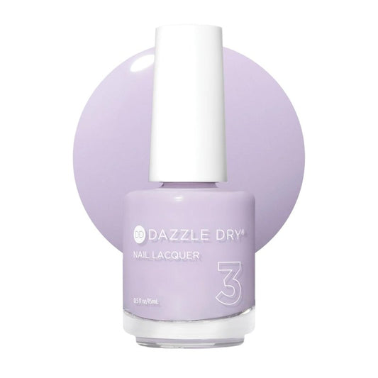 Dazzle Dry Nail Lacquer (Step 3) - Faith - A cool, pastel lavender with gray undertones. Full coverage cream. (0.5 fl oz)