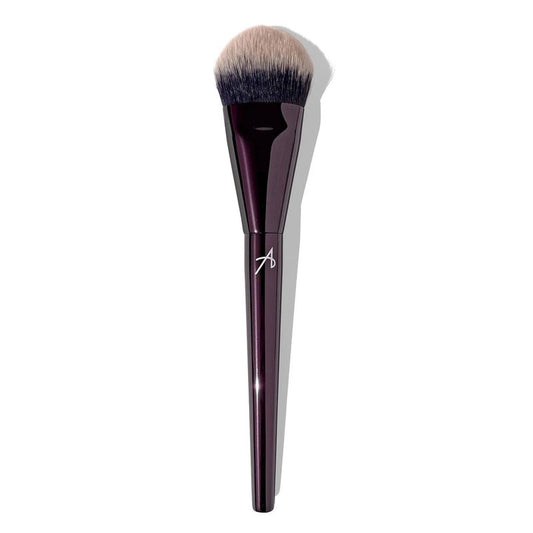 Anisa Beauty Cover & Set Makeup Brush | Professional Foundation, Cream & Powder Brush for Setting and Sculpting with Dense Angled Blending Tip for a Smooth, Flawless Complexion