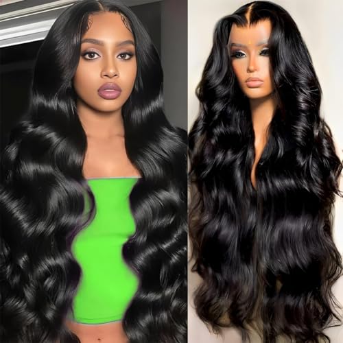 Body Wave Lace Front Wigs Human Hair 13x6 HD Lace Front Wig Human Hair Pre Plucked Body Wave Glueless Wigs Human Hair for Women (13x6 body wave, 20 INCH)
