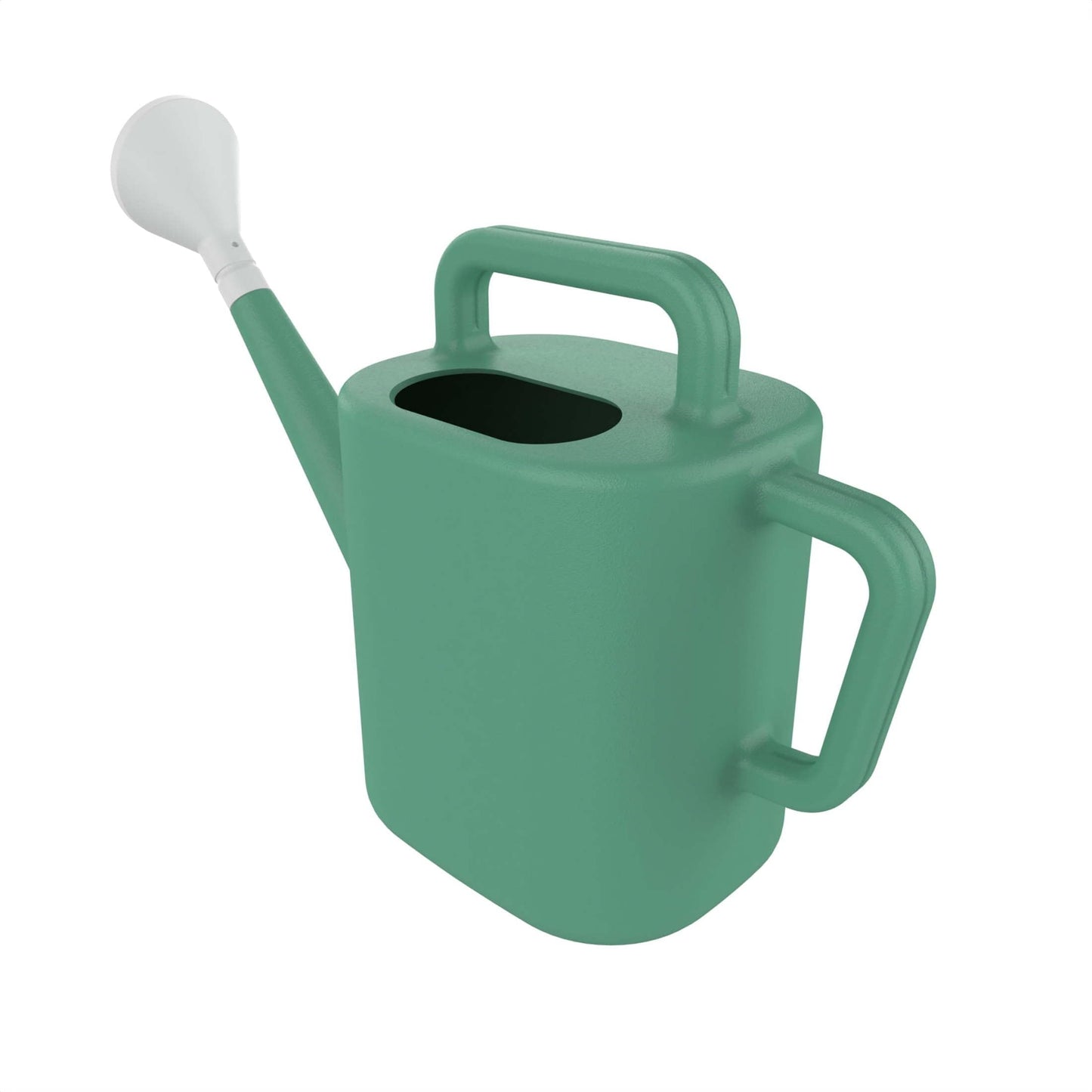 2 gal. Resin Watering Can Large Capacity High-Strength Leakproof Watering Pot for Garden Lawn Flower Care，for Outdoor Plants Vegetables Bushes (Green)