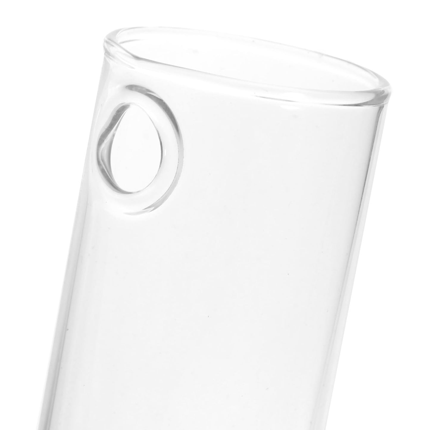 COHEALI Wall Hanging Glass Terrarium Vase with Adhesive Gel, Tall Hydroponic Planter for Indoor Plants, Modern Cylindrical Glass Flower Tube for Home Décor