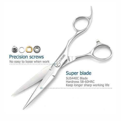 6 INCH Hair Scissors Hair Cutting Shears and 6 INCH Hair Thinning Scissors Professional 440C Kinsaro