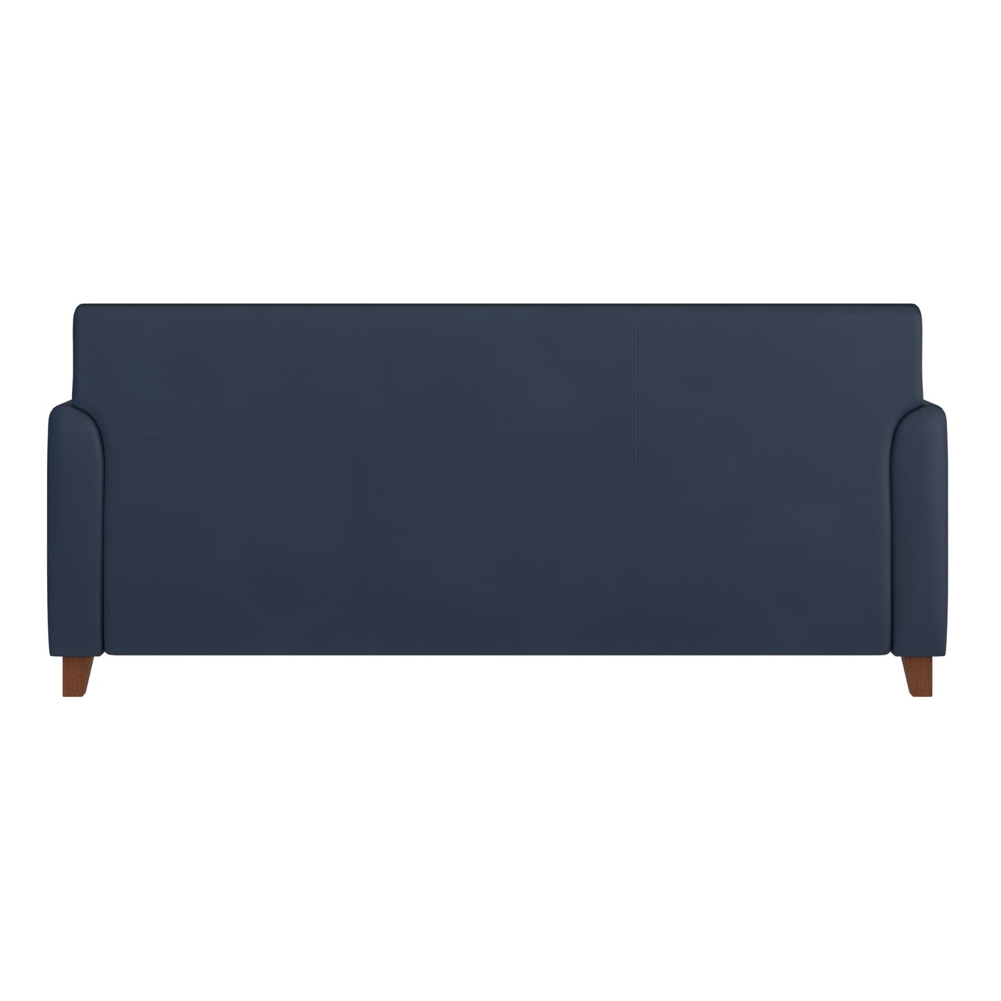 Flash Furniture Hercules Diplomat Series Commercial Grade Navy LeatherSoft Reception Sofa