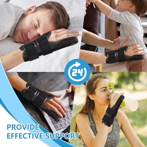 Pinky Finger Splint, Finger Splint for Pinky, Broken Pinky Finger Brace, Little Finger Splint,Metacarpal Finger Splint Hand Brace for Trigger Finger Arthritis,Finger Splint Pinky Right Hand,S