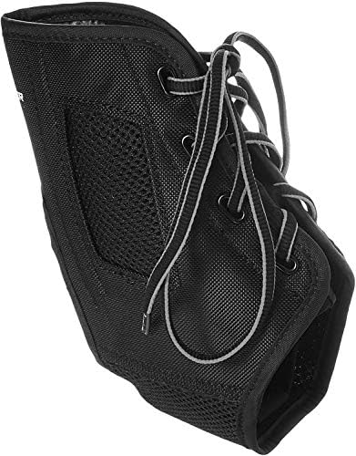 Mueller Sports Medicine AFT3 Ankle Brace, Ankle Pain Relief Support for Men and Women, Ideal for Sprains, Strains, Arthritis, Black