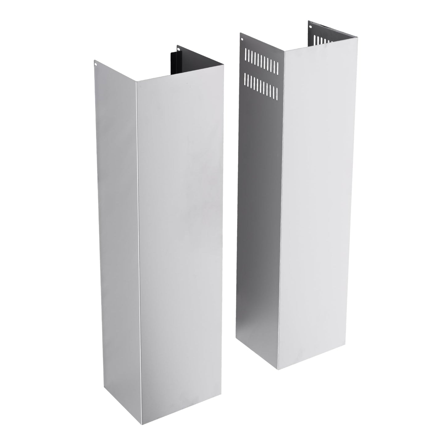 Kitchen Vent Hood Extension Stainless Steel Wall Mount Range Hood Chimney Pipe Duct Cover 210mm Width