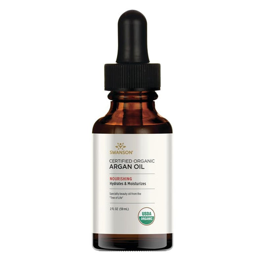 Swanson Certified Organic Argan Oil 2 fl Ounce (59 ml) Liquid