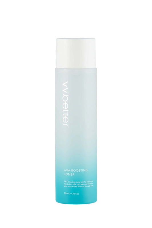 VVBETTER Facial AHA BHA Toner, Mild Exfoliation, Hydration and Soothing, Korean Toner, Smooth Skin, Alcohol-Free - 6.76 Fl.Ounce