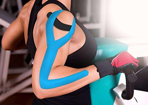 SOON GO Kinesiology Tape Pro 5 Rolls, 2 Inch High Elasticity Sports Tape Therapeutic Pain Relief–Physio Tape for Muscle Recovery & Joint Support, Waterproof & Hypoallergenic & Breathable–Yellow