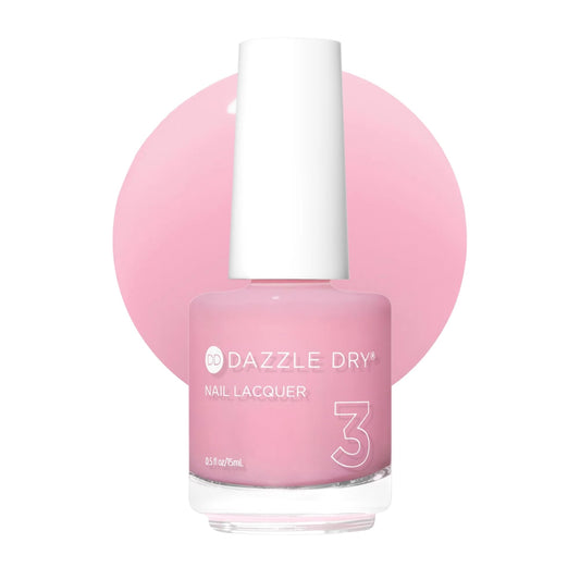 Dazzle Dry Nail Lacquer (Step 3) - Pinkies Up - A pale, barely-there pink with cool undertones. Sheer cream. (0.5 fl oz)