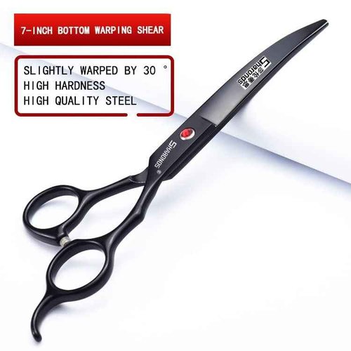 6/7 Inch Hairdressing Scissors Set Barber Shop Hair Scissors Styling Tools (7-inch 4pc)