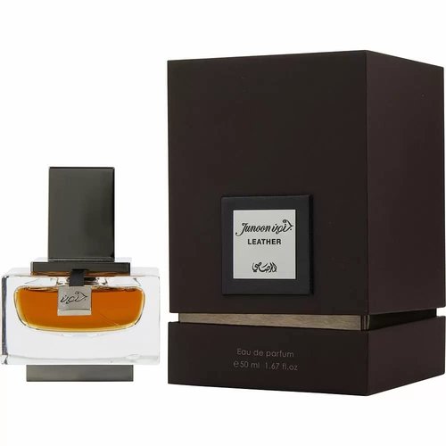Rasasi Junoon Leather for Men Eau de Parfum Spray, 1.7 Ounce