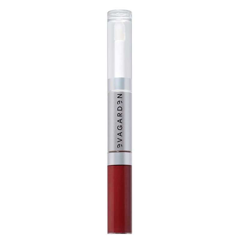 EVAGARDEN Ultra Lasting Lipstick - With Moisturizing Gloss - Long Wear, Perfect Adherence and Color Diffusion - Fast Drying and No-Transfer Effect - Non-Sticky Finish - 717 Crimson Red - 0.13 oz