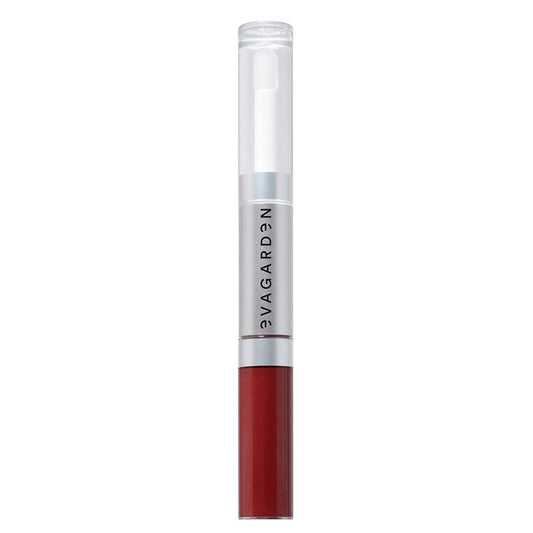 EVAGARDEN Ultra Lasting Lipstick - With Moisturizing Gloss - Long Wear, Perfect Adherence and Color Diffusion - Fast Drying and No-Transfer Effect - Non-Sticky Finish - 717 Crimson Red - 0.13 oz