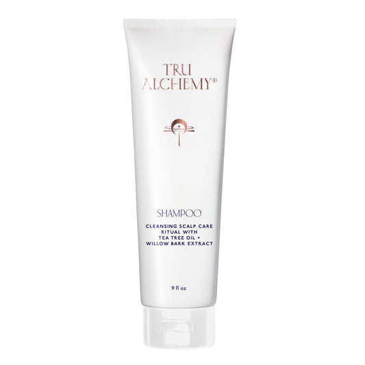 Tru Alchemy Shampoo for Growth, Volume & Scalp Health | Naturally-Derived with Tea Tree & Peppermint Oil plus Keratin & Saw Palmetto | Sulfate & Paraben Free | 9 Fl Oz.