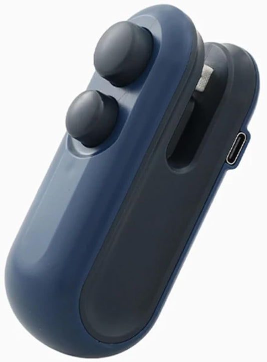 Mini Heat Bag Sealing Machine Plastic Bag Sealer Portable Handheld Plastic Bags Sealing Machine Food Packaging Heat Bag Sealer(Blue)