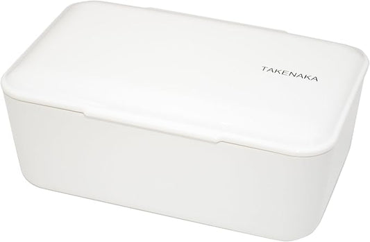 TAKENAKA Bento Bite from, Eco-Friendly and Sustainable Japanese Style Bento Lunch Box (Coconuts White)