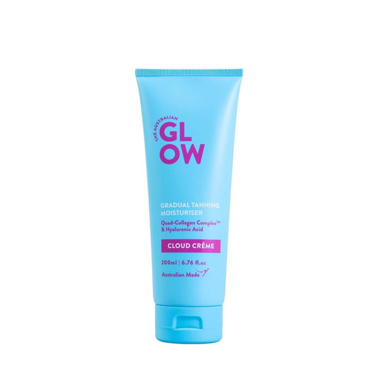 Australian Glow “Cloud Crème” Gradual Tanning Lotion w/Quad-Collagen Complex & Hyaluronic Acid - 6.76 fl. oz / 200ml