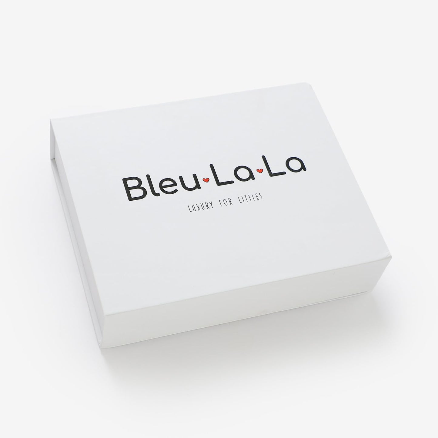 Bleu La La Baby Gift Set - Organic Cotton Newborn Blanket Essentials, Thoughtful Baby Shower & New Baby Gift for Boys & Girls (Luxe - Sky Blue)