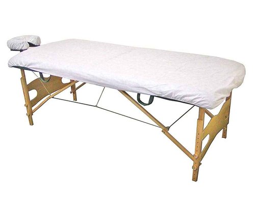 LIFESOFT 105 Pieces Disposable Massage Table Fitted Sheets Heavy Duty Elastic Bed Cover