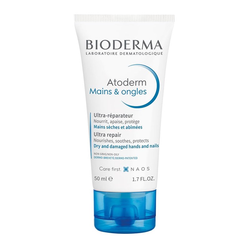 Bioderma Atoderm Hand and Nail Cream - Nourishing Moisturizer for Dry Skin | 50ml