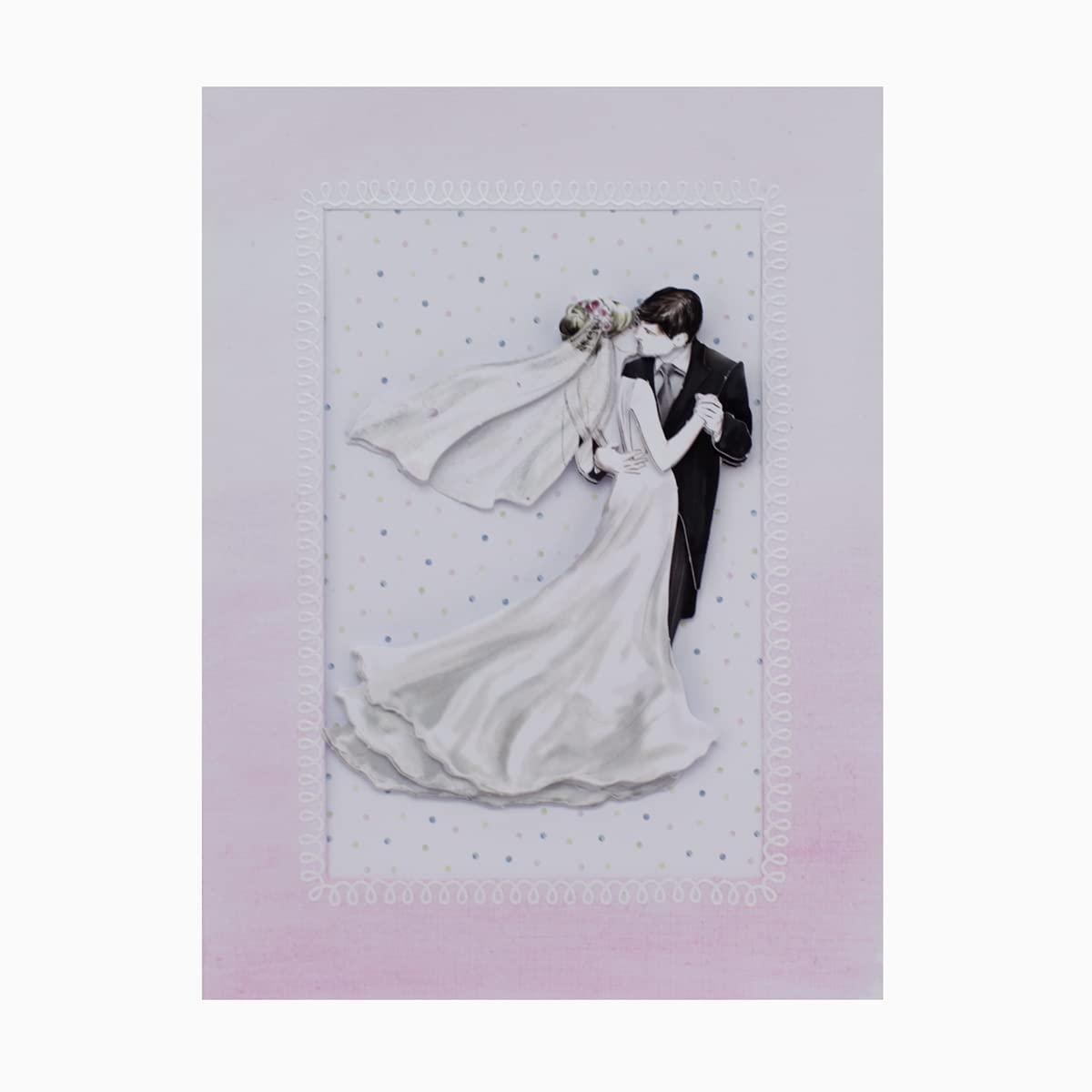 Katy Sue Designs Romance & Weddings 3D Die-Cut Decoupage Sheets for Card Making. 12 Sheets of Engagement & Wedding-Themed Die Cuts for Card Making Supplies with Roses, Weddings, Couples, & Champagne