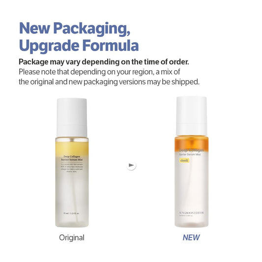 SUNGBOON EDITOR Collagen Moisturizing Duo: Deep Collagen Barrier Serum Mist & Power Boosting Cream In Serum, Skincare Gift Sets for Mom
